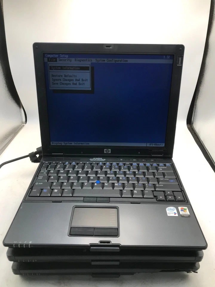 LOT OF 10 HP Compaq nc4400 Core 2 Duo 12" VARIOUS DAMAGES/ALL BOOT BIOS-MZ - Image 1 of 4