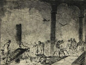 WALTER RICHARD REHN - Auferstehung 2 - Radierung - um 1920 - Picture 1 of 2