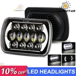 2 un. faros LED DRL para Jeep Wrangler 1984-2001 Cherokee 1986-1995 5x7 7x6 - Imagen 1 de 10