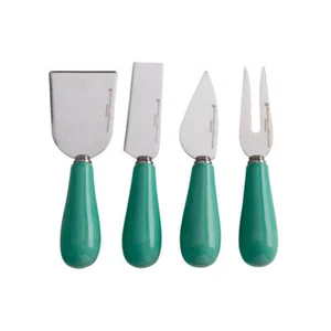 Maxwell & Williams Mezze Cheese Knife 4 Piece Set Gift Boxed - Jade - Picture 1 of 1