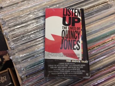 Quincy Jones "Listen Up" The Lives Of Quincy Jones. Brand New Factory Sealed VHS - Image 1 of 4