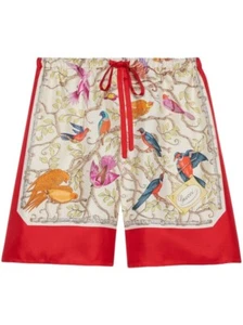 Pantalones cortos de seda para mujer GUCCI Luxury Original -744904 - talla IT-42 /DE-38 - Imagen 1 de 17