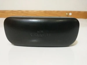 Coach New York Eye Sun Glasses Case Black Hard Clamshell NO GLASSES CASE ONLY - Picture 1 of 9