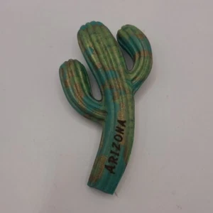 Imán de cactus Arizona planta del desierto imán de refrigerador 1999 Clay Critters - Imagen 1 de 4
