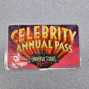Vintage 1990s Universal Studios Florida Celebrity Annual Pass 1996/1998 - Picture 1 of 2