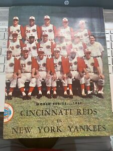1961 World Series program and game 3 ticket stub