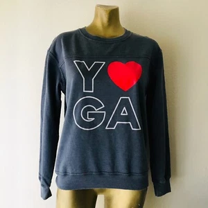 FREEZE NWT Denim Blue YOGA Sweatshirt Medium - Picture 1 of 8