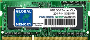 1GB DDR3 1333MHz PC3-10600 204-PIN SODIMM MEMORY RAM FOR LAPTOPS/NETBOOKS - Picture 1 of 1