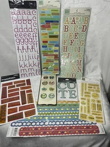 Heidi Grace And Others Glitter/ Dimensional Stickers Lot Of 8 New - Picture 1 of 10