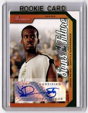 2005-06 Bowman Signs of the Future Johan Petro Auto Seattle SuperSonics #SOF-JP