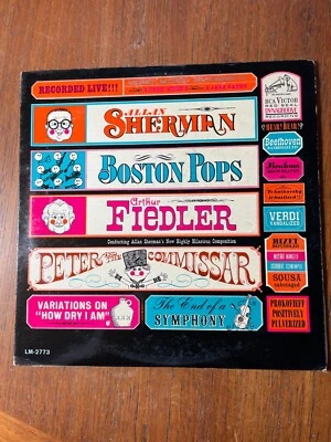 Allan Sherman / Boston Pops Orchestra Peter and the Commissar LP 1964 Comedy VG Foto 1 de 4