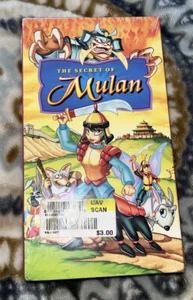 The Secret Of Mulan VHS Tape In Color Animated NEW SEALED - Foto 1 di 9
