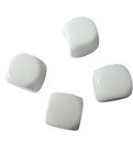 4 x Dice Blank Round Corners Large 22mm Great Teacher Resource for Fun Activity
