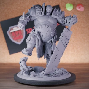 Ogre General Miniature Monster Giant Boss Dungeons and Dragons Mini DnD 5e TTRPG - Picture 1 of 8