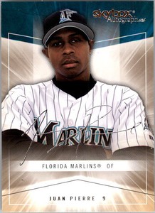 2005 SkyBox Autographics Baseball Card #24 Juan Pierre