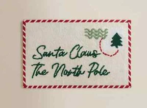 Weihnachten Weihnachtsmann The North Pole Badematte 100% Baumwolle 50 x 80 cm Neu - Bild 1 von 2