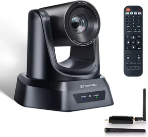 TONGVEO 5,8GHz Bezprzewodowa WiFi 10X USB 1080P 60fps PTZ Kamera do sali konferencyjnej - Zdjęcie 1 z 8