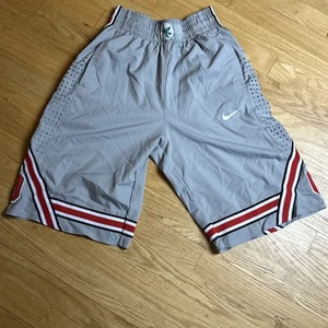 Nike Dri-Fit Ohio State Buckeyes Gray Workout Basketball Shorts Mens Size S - Picture 1 of 8