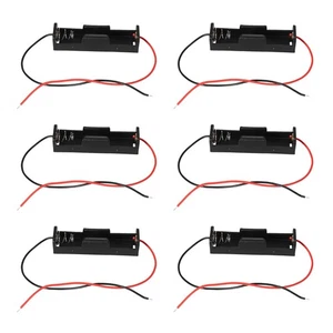 (R) 6Pcs Beschaltet Verbinder 1,5V AAA Batteriehalter Kunststoff Gehaeuse 8585 - Afbeelding 1 van 8