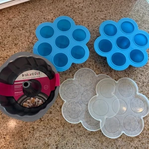 Accessories Insta Pot, Compatible w/ 6 Quart 8 Quart Egg Bites Fluted Cake Pan - Picture 1 of 2