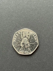 Beatrix Potter Peter Rabbit 50p Coin 2016 - Picture 1 of 2