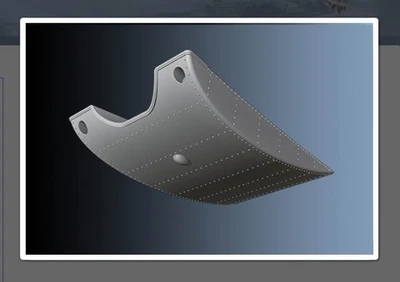 Print Scale PSR48051 Spitfire Slipper Drop Tank 30 Gallons (1 pc) 1/48 - Image 1 of 4