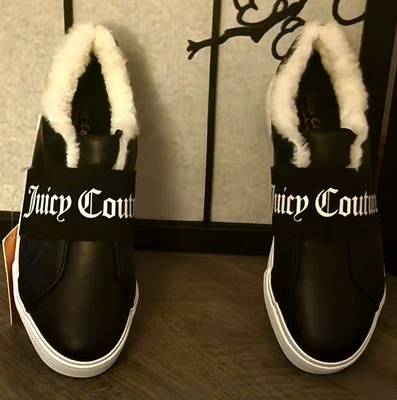 Tenis Juicy Couture de cuero blanco y negro Foto 1 de 4