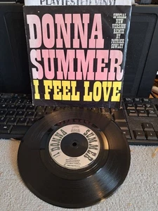 DONNA SUMMER I FEEL LOVE SPECIAL PATRICK COWLEY MIX EX VINYL 45 SINGLE RECORD - Bild 1 von 2