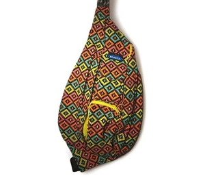 Borsa a tracolla in corda originale Kavu nuova con etichette con tracolla in corda regolabile neon - Foto 1 di 7