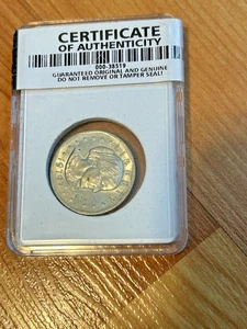 Pièce de monnaie dollar Susan B Anthony 1979-P dans étui certificat d'authenticité - Photo 1/5