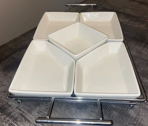 Rare Design Godnger Piazza 5 Section Relish Server - Picture 1 of 21