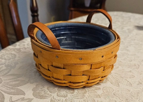 Longaberger Small Round Accent Basket Cover