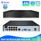 Eyes.sys 4K POE Security 8CH 8MP NVR Rejestrator wideo do kamery ONVIF Hikvision
