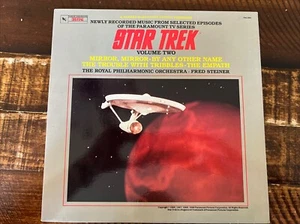 Star Trek Volume Two Lp The Royal Philharmonic Orchestra Fred Steiner Mirror Tri - Picture 1 of 17
