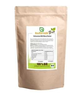 250g | BIO Maca Pulver schwarz | schwarze Maca Knolle | Superfood | Buxtrade - Bild 1 von 2