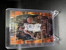 2021 Panini Select #21 Cameron Thomas Orange Flash Prizms 