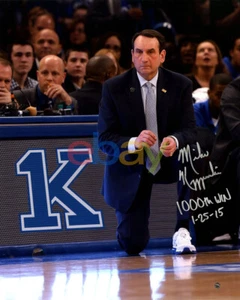 Mike Krzyewski Duke Blue Devils Signed 8x10 Photo reprint - Picture 1 of 1