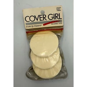 Vintage Sealed Cover Girl Sponge Puffs Makeup Applicators - Picture 1 of 2