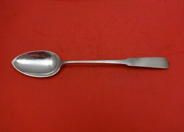 Panel antiguo de Old Newbury Crafters ONC cuchara de relleno de plata esterlina 12 1/2" Foto 1 de 2