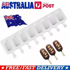8 Cavity Popsicle Frozen Mold Silicone Cake Baking Mould DIY Ice Cream Mould AT - Picture 1 of 4