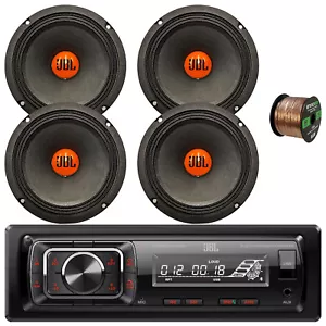 JBL Celebrity150 1-DIN Bluetooth Stereo, 4x 6.5" 300W Midrange Woofer Speakers - Picture 1 of 5