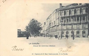 España - LA CORUÑA - Calle de Sanchez Bregua - Ed. Papeleria de E. Real - Picture 1 of 2