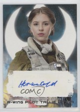 2018 Star Wars: The Last Jedi Series II Hermoine Corfield Tallie Lintra Auto g7i