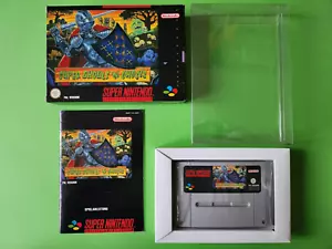 SUPER GHOULS'N GHOSTS / Jeu Super Nintendo PAL NOE / Capcom / 1991 + Crystal Box - Foto 1 di 24