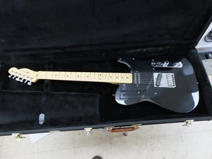 2004 Fender American Standard Telecaster HS (Black) USA w/Black Tweed Case - Picture 1 of 13