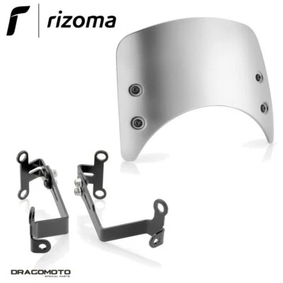 BMW R nine T 1200 2017-2020 Cupolino basso RIZOMA CF011A ZBW052B Argento - Immagine 1 di 4