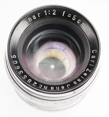 Carl Zeiss Jena 5cm f2 Sonnar T* Leica LTM  #2853605 - Image 1 of 4