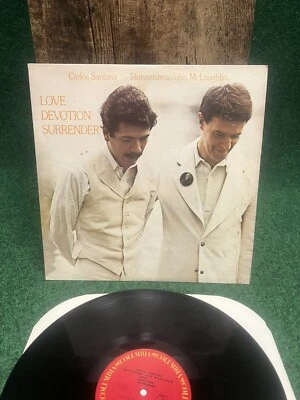 Santana/John McLaughlin - Love Devotion Surrender Vinyl LP 1973 KC32034 - Imagem 1 de 4