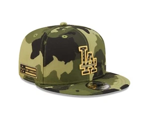 Los Angeles Dodgers New Era Armed Forces Day 9Fifty Snapback Hat - Picture 1 of 7