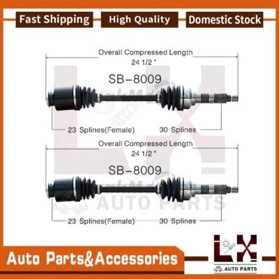 Eje delantero TrakMotive CV de 2 piezas para Brat Subaru 1978 1979 1980 1981 Foto 1 de 2